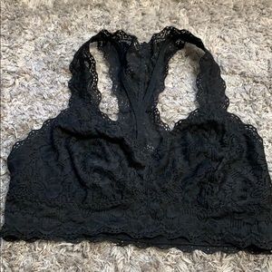 Felina Black Lace Bralette Size Small.